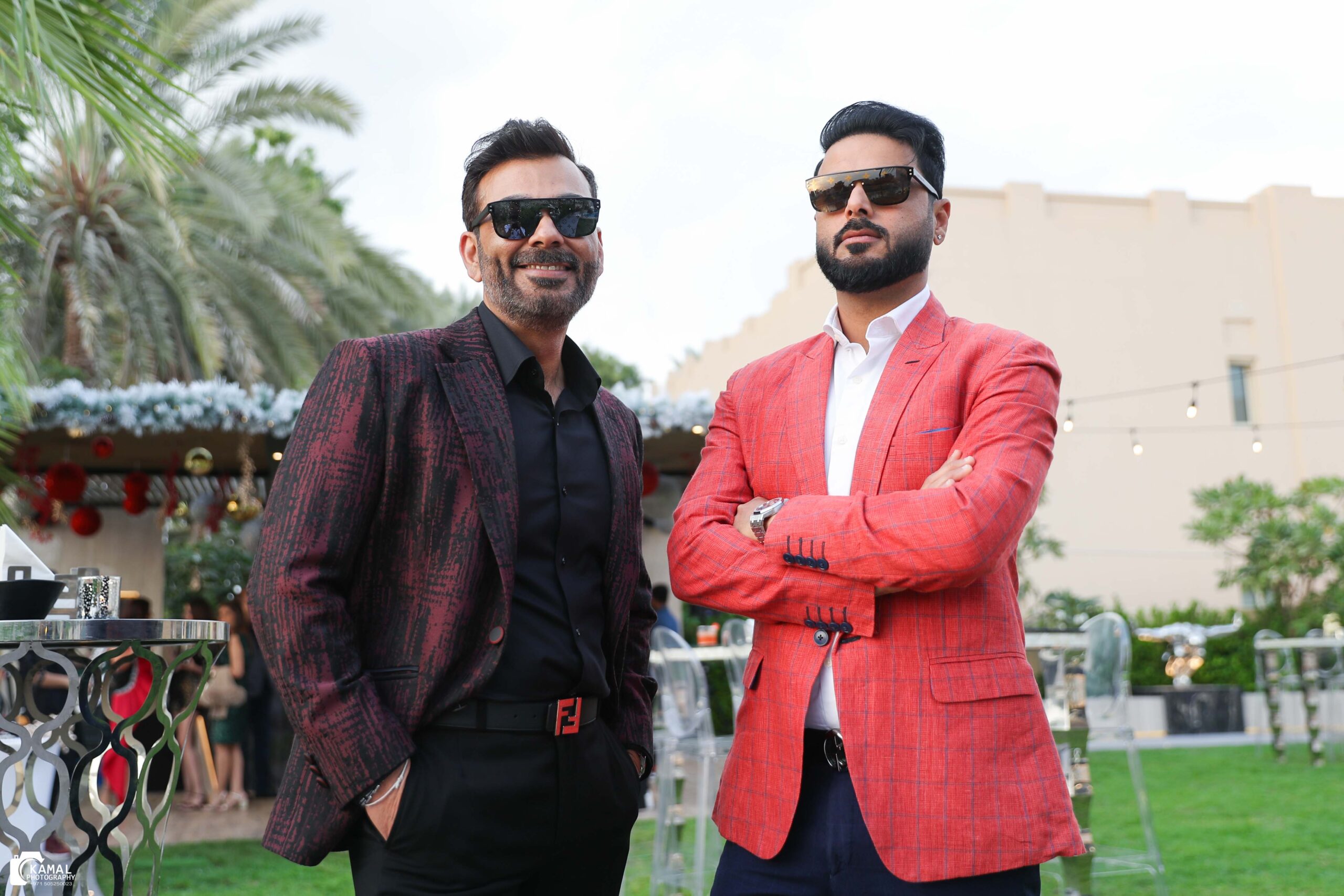 Dinesh Sajnani with his brother