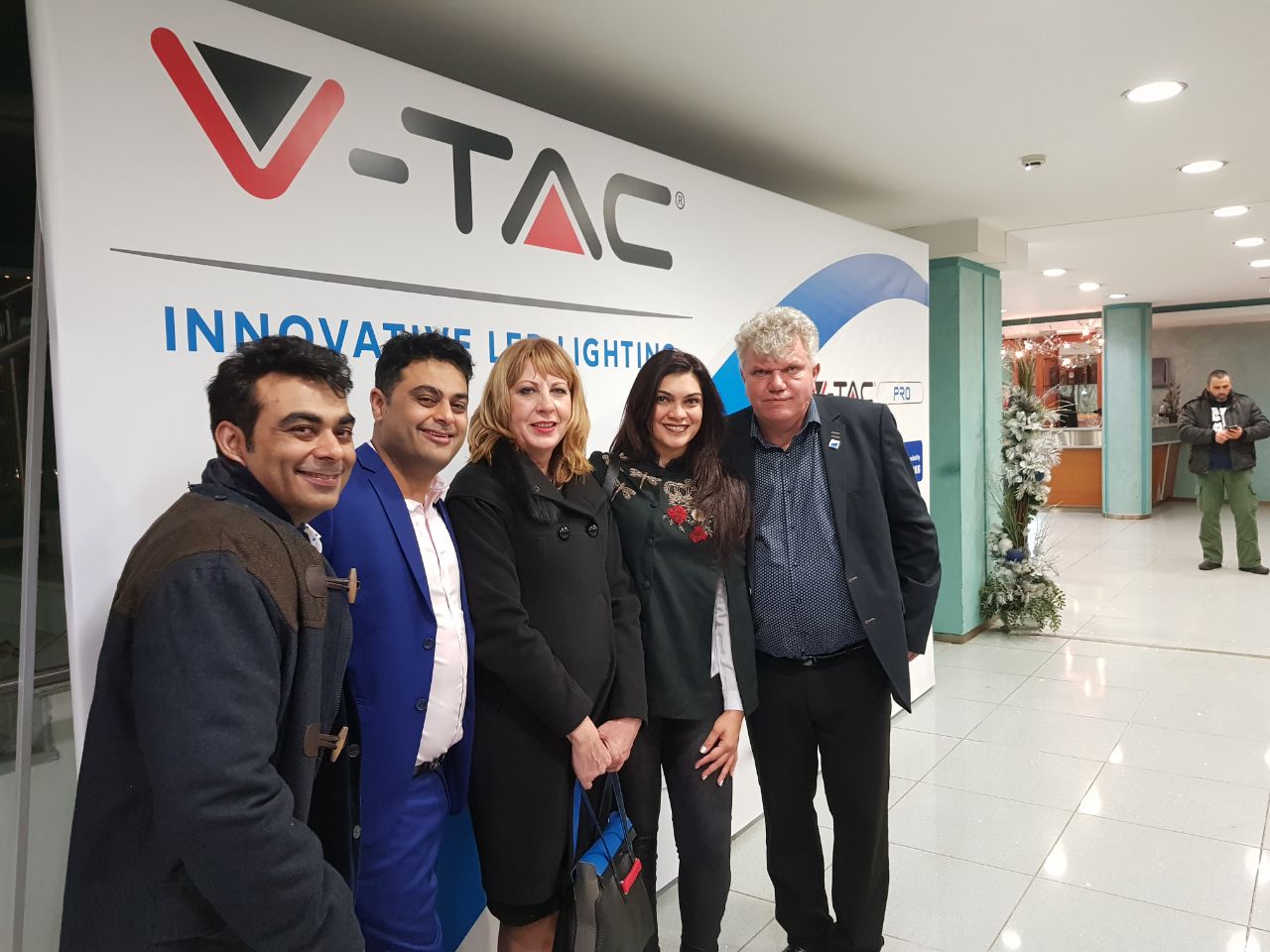 Dinesh Sajnani with his business partners